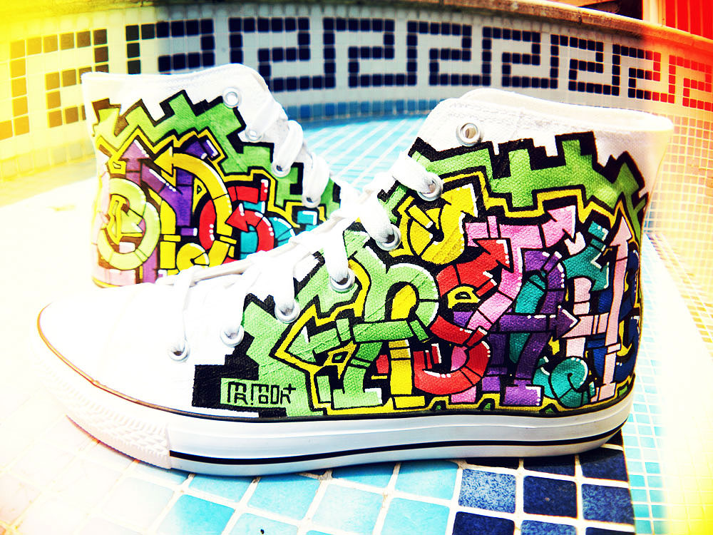 Customize Shoes Custom Sneakers PISTACHE ART STUDIO