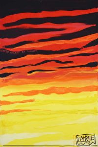 Sunset Art Painting